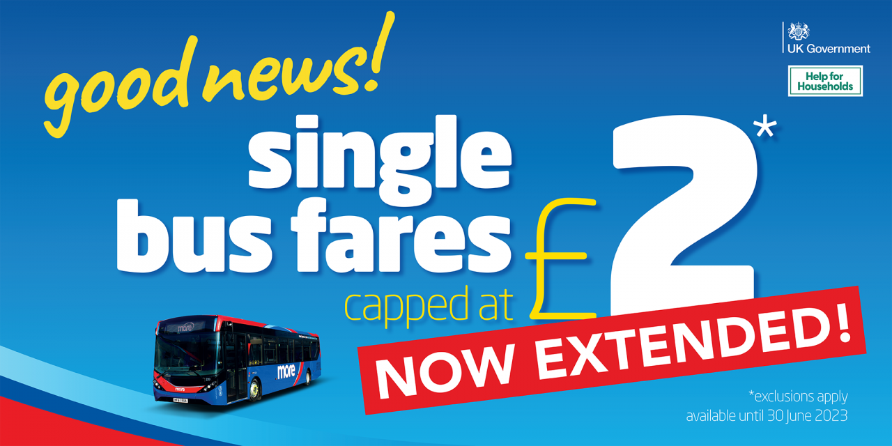£2 fare now extended until further notice