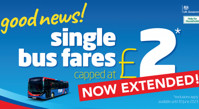 £2 fare now extended until further notice