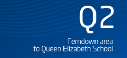 Ferndown area to Queen Elizabeth School